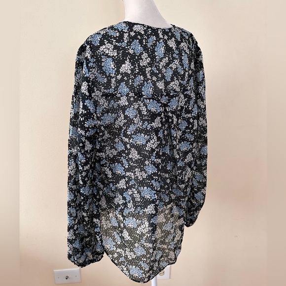 NWOT Veronica Beard Floral Silk blouse - Picture 6 of 10